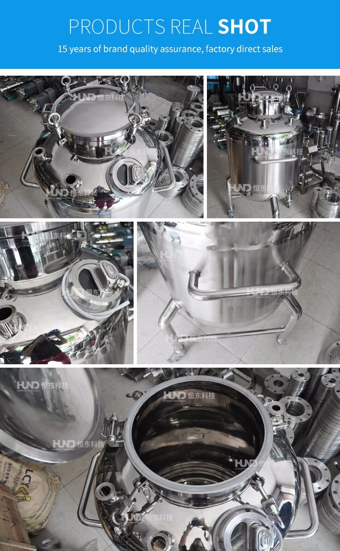 Stainless Steel Chemical Storage Tanks for Wine/Injection Vessel