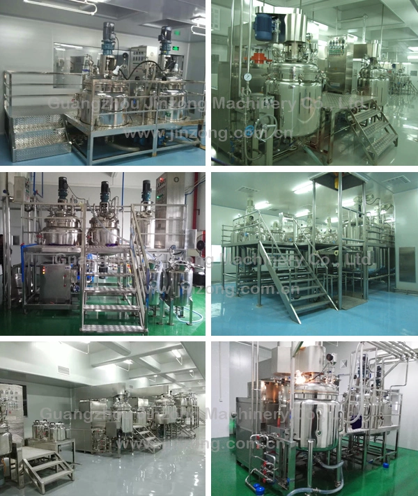 Jinzong Machinery Stainless Steel Mixing Tank for Cosmetic, Food and Pharmaceutical Industries