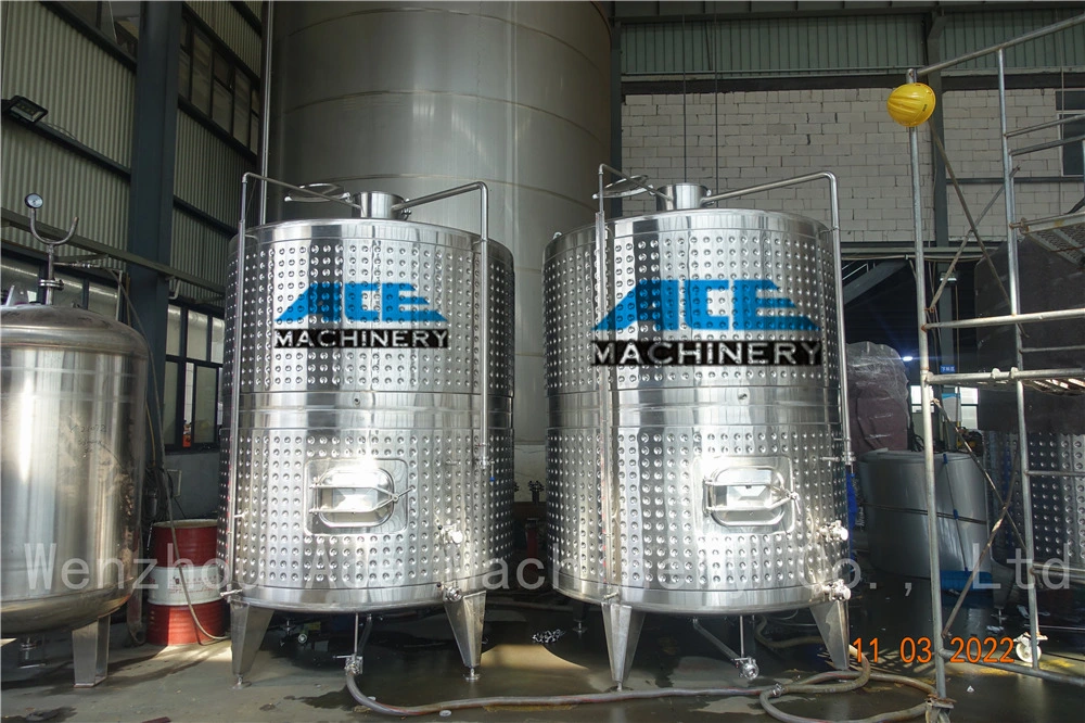 Factory Price Variable Capacity Stainless Steel Fruit Mead Wine Fermentation Tank with Floating Lid