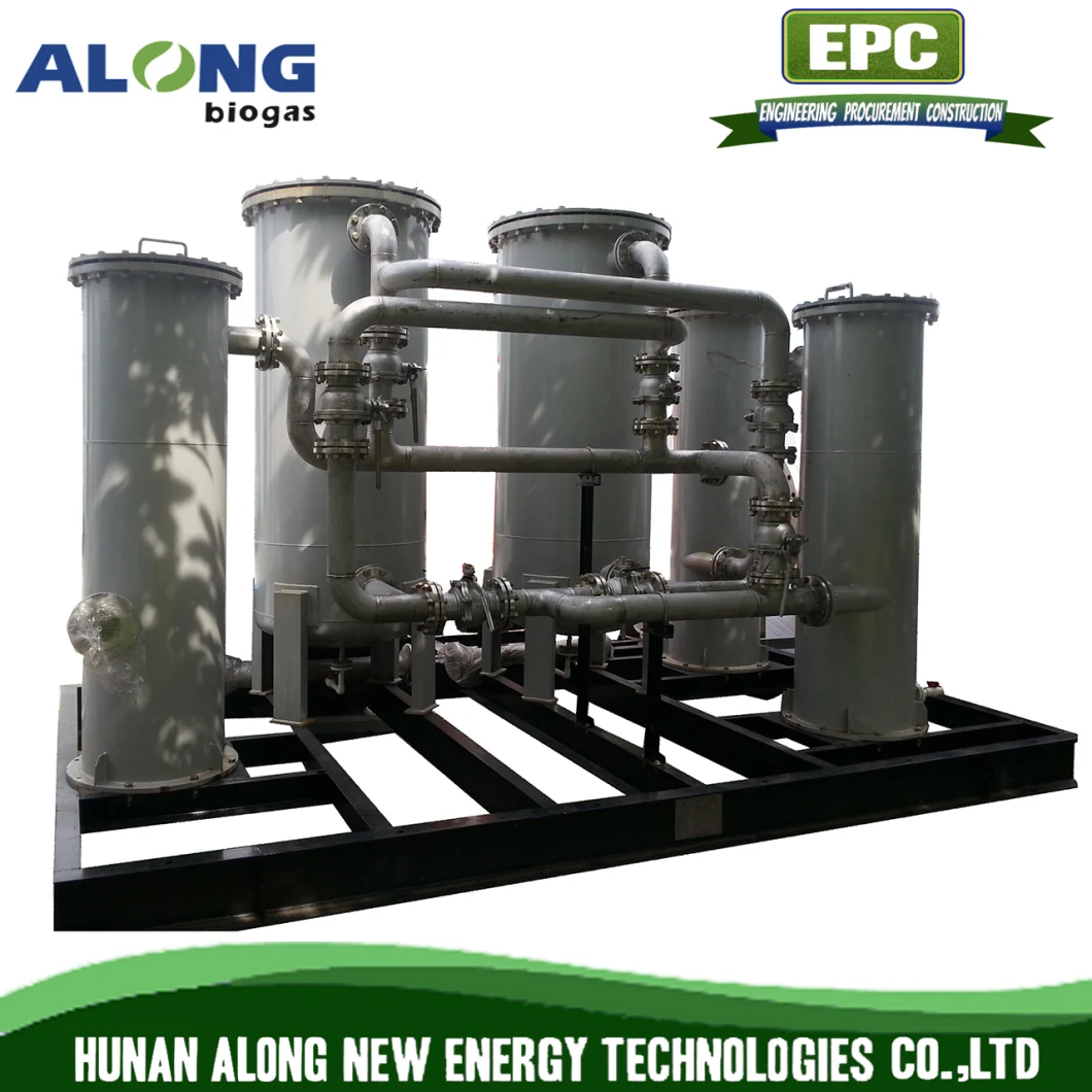 300m3/H Biogas Desulfurization System Purify Pre-Treatment Equipment