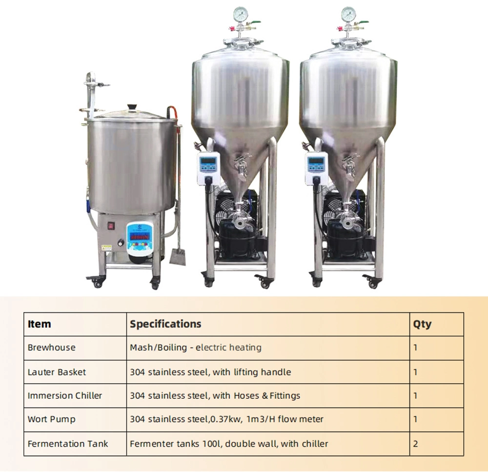 High Quality All in One Home Beer Brewing System for Home Use